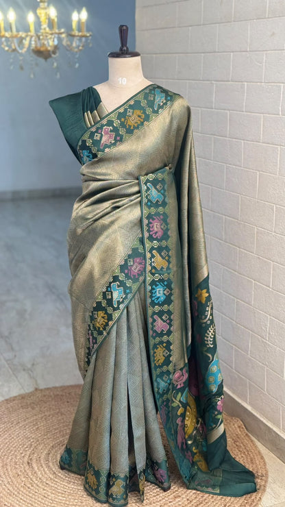 Tissue Patola Saree