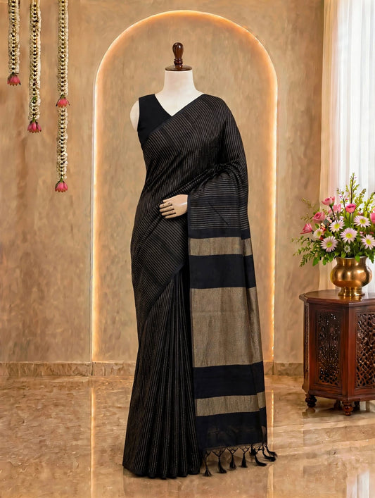 Organza Chanderi Fusion Saree