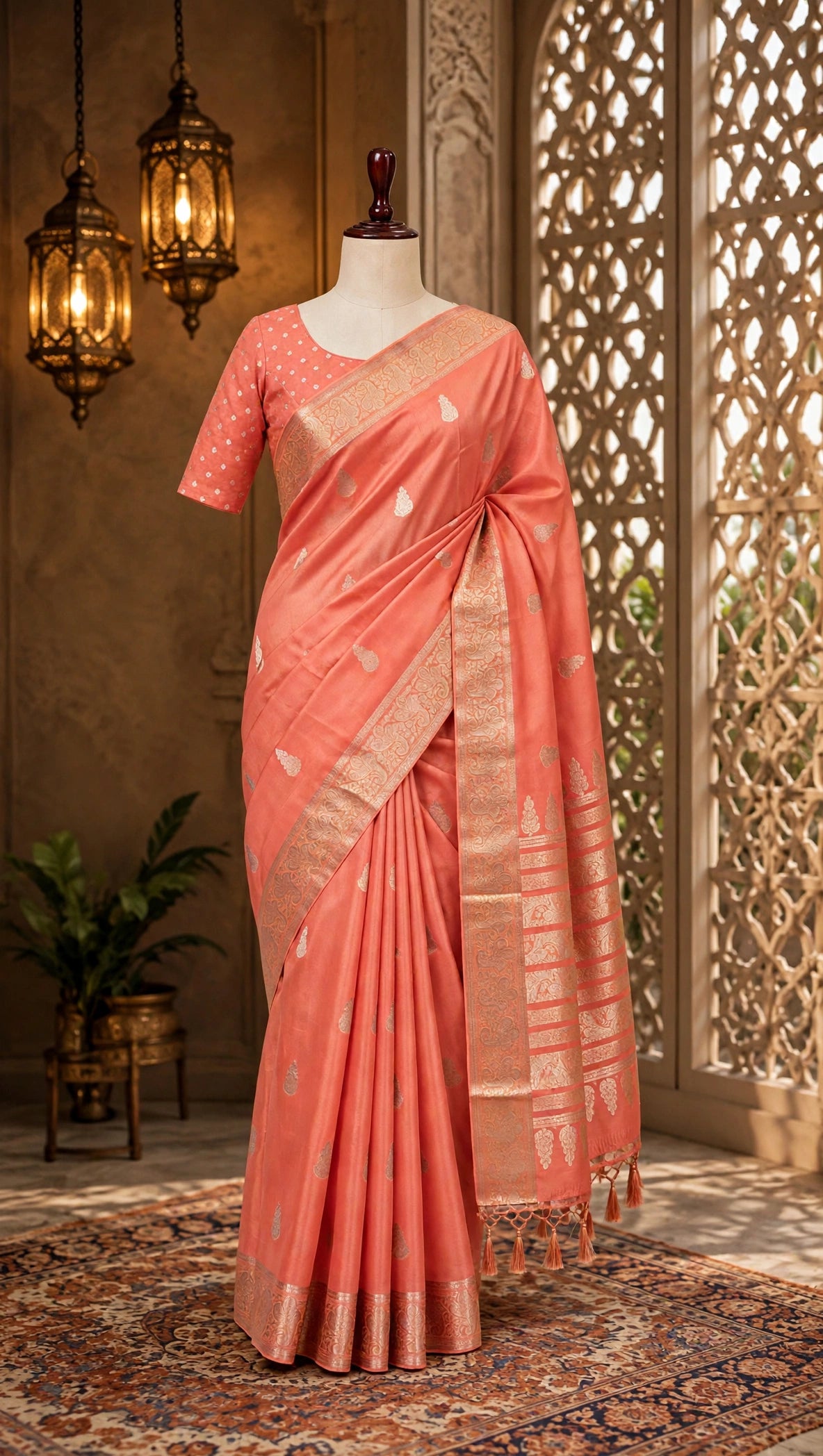 Organza Banaras Saree