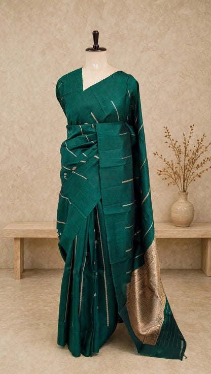 Pure Raw Mango Khatan Silk saree