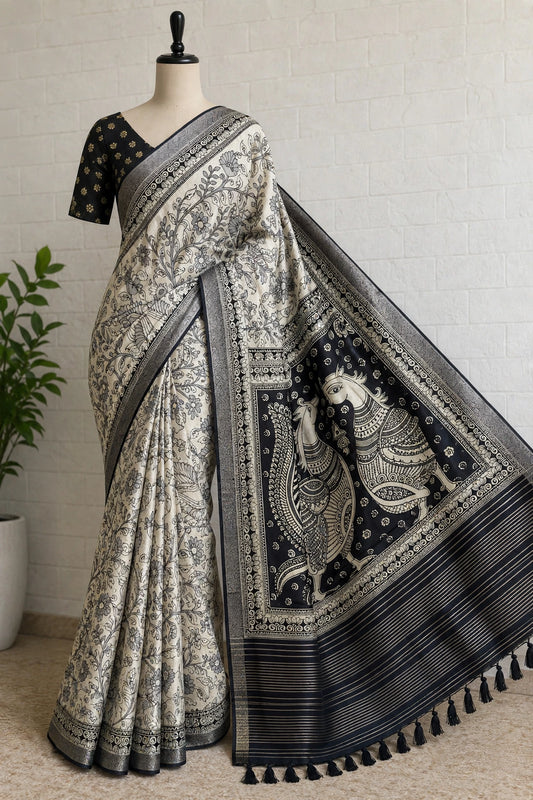Crepe Printed  Saree