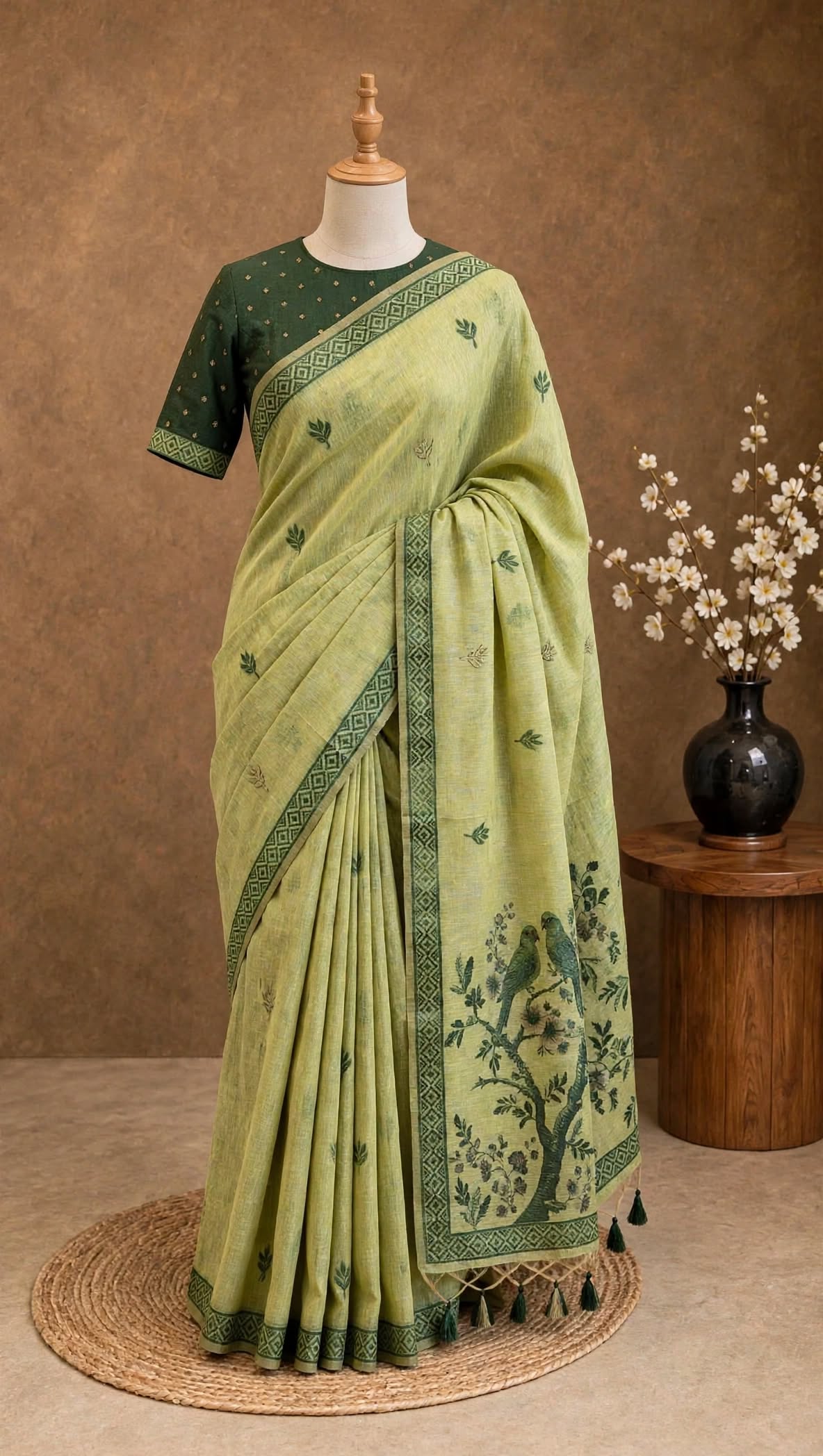 Jamdhani Cotton Saree