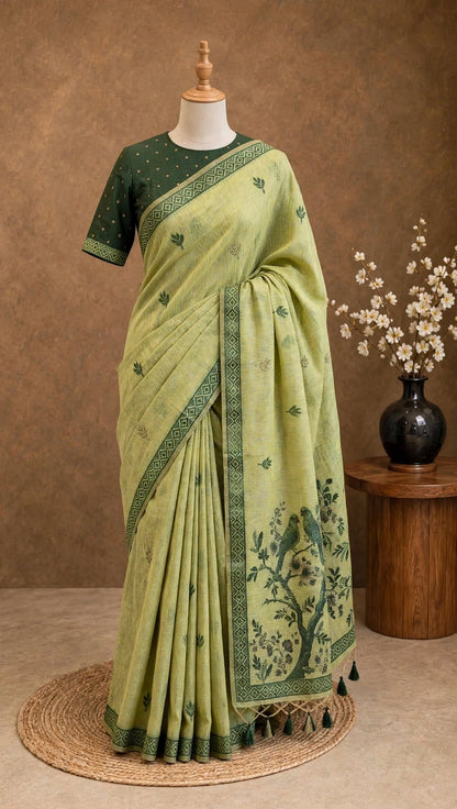 Jamdhani Cotton Saree