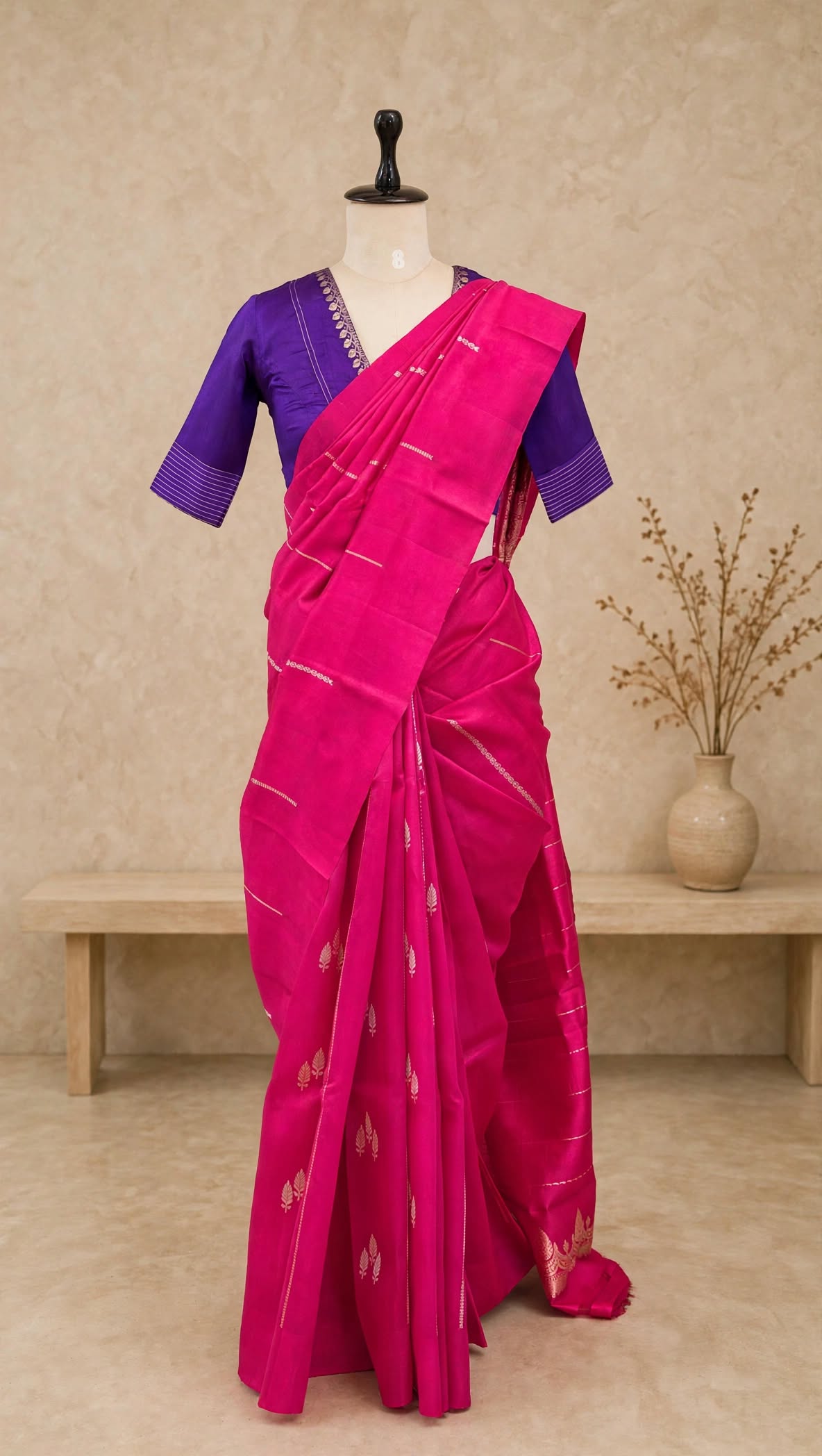 Pure Raw Mango Khatan Silk saree