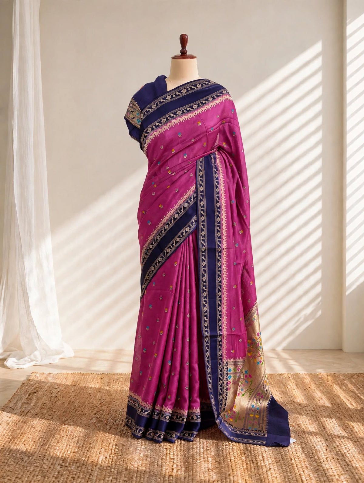 Kosa Silk Paithani Saree