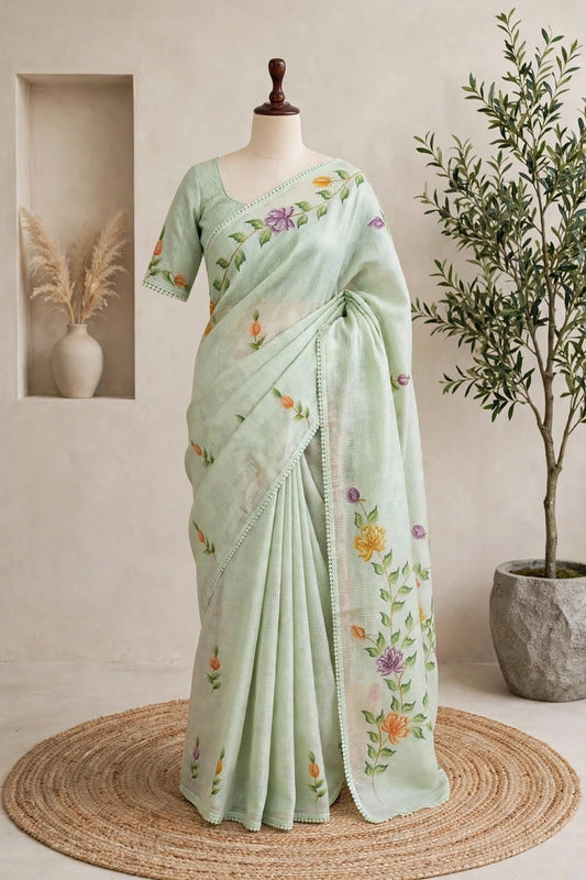 Kota Emblished Saree