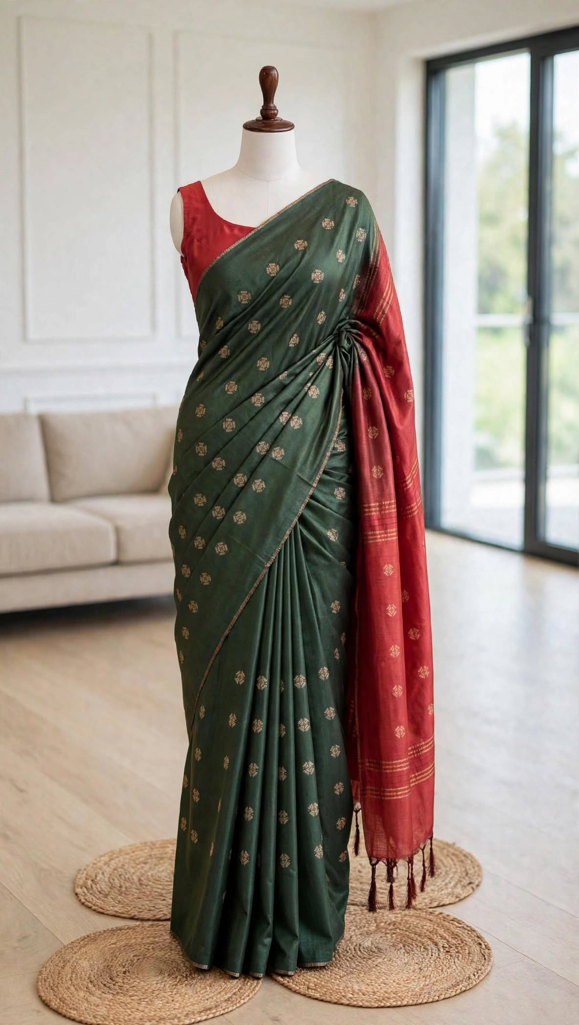 Chanderi Butta Saree