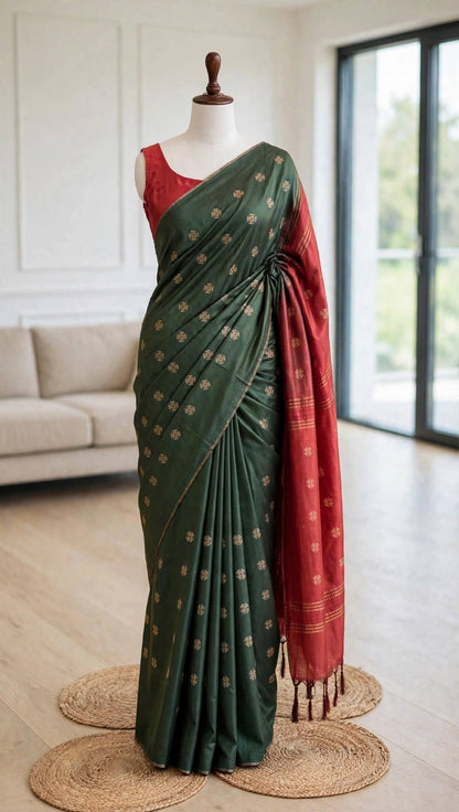 Chanderi Butta Saree