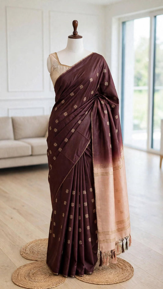 Chanderi Butta Saree