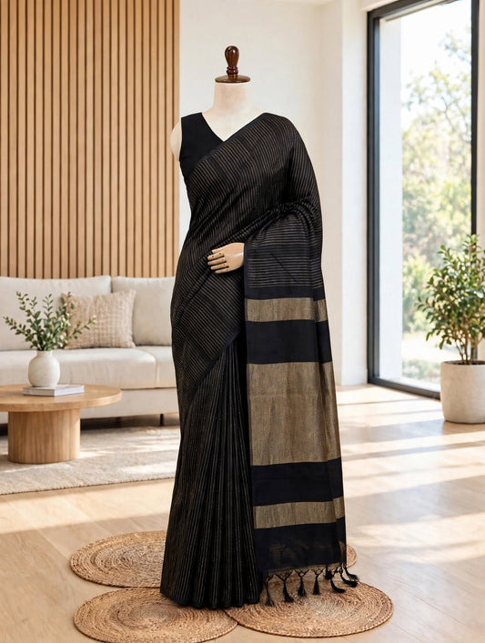 Organza Chanderi Fusion Saree