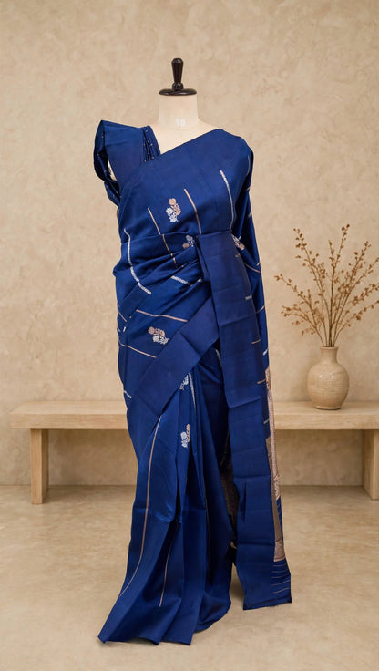 Pure Raw Mango Khatan Silk saree