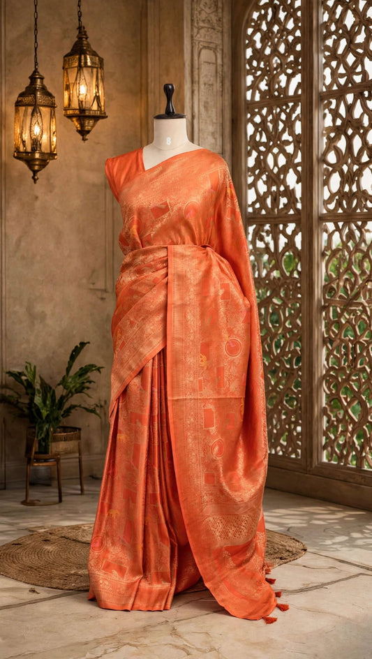 Brocade Silk Banarasi Saree