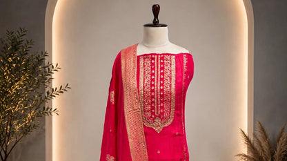 Silk Unstitched Suit