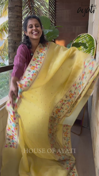 Pure Organza Paithani Saree