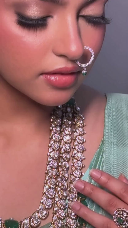 Pastel Blue Silver Woven Silk