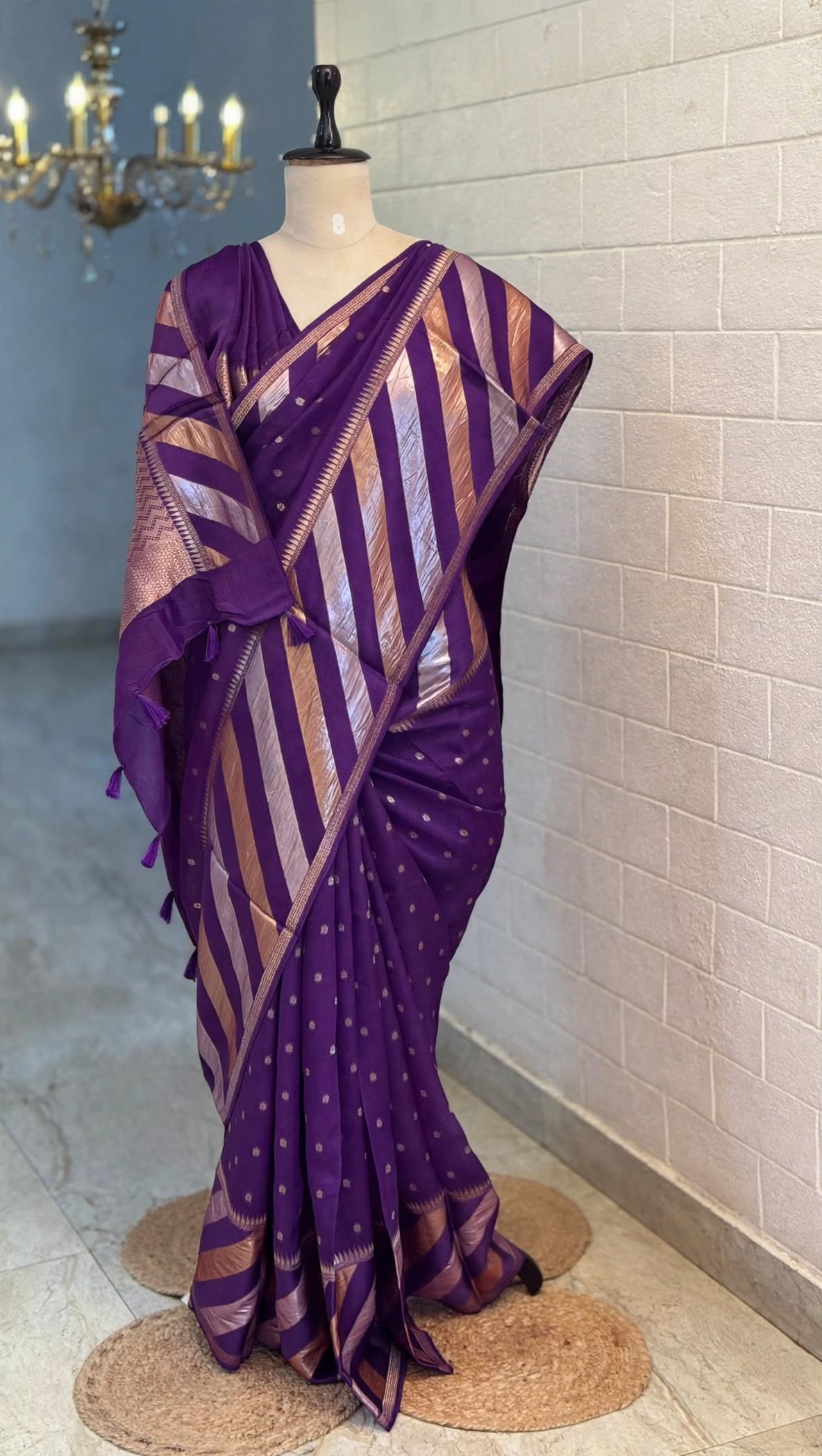 Kosa Slant Border Saree
