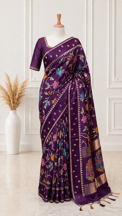 Kosa Silk Paithani Saree