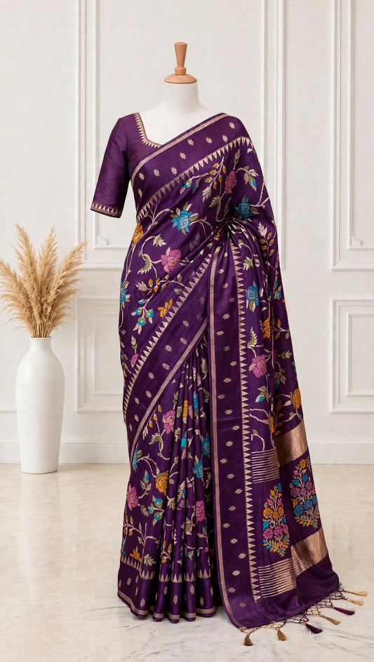 Kosa Silk Paithani Saree