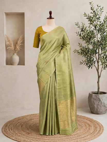 Tissue Geometric Saree