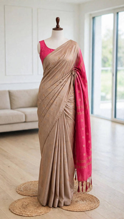 Chanderi Butta Saree