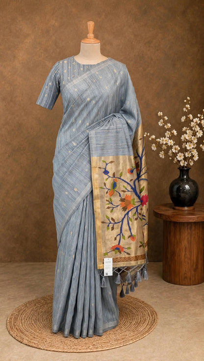 Jamdani Paithani Saree