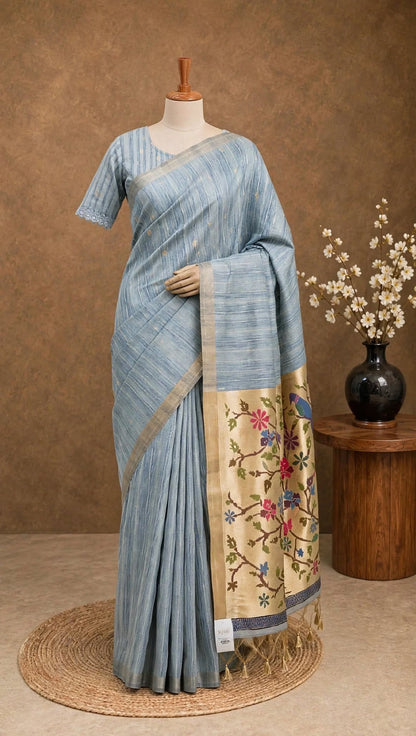 Jamdani Paithani Saree