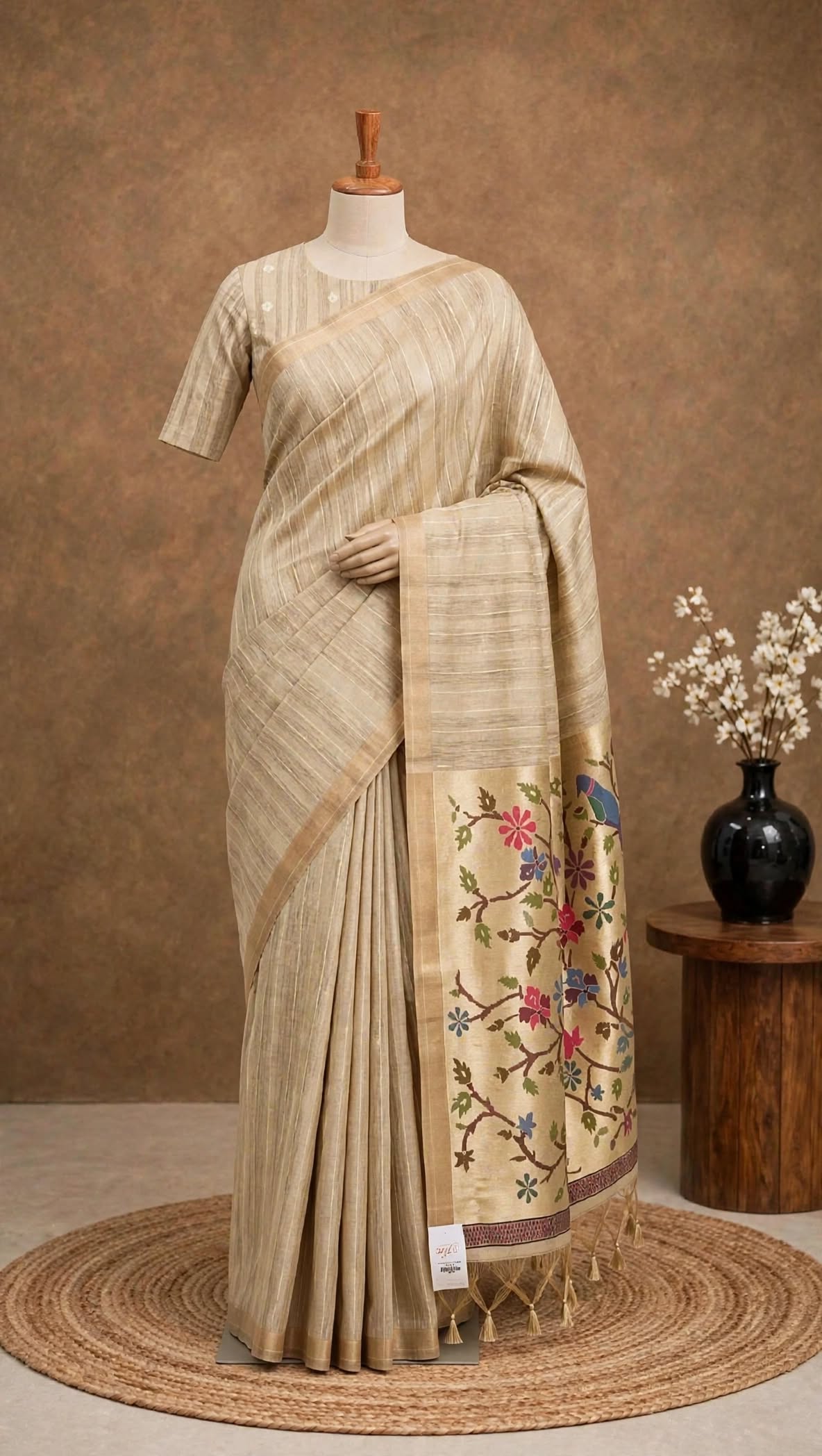 Jamdani Paithani Saree